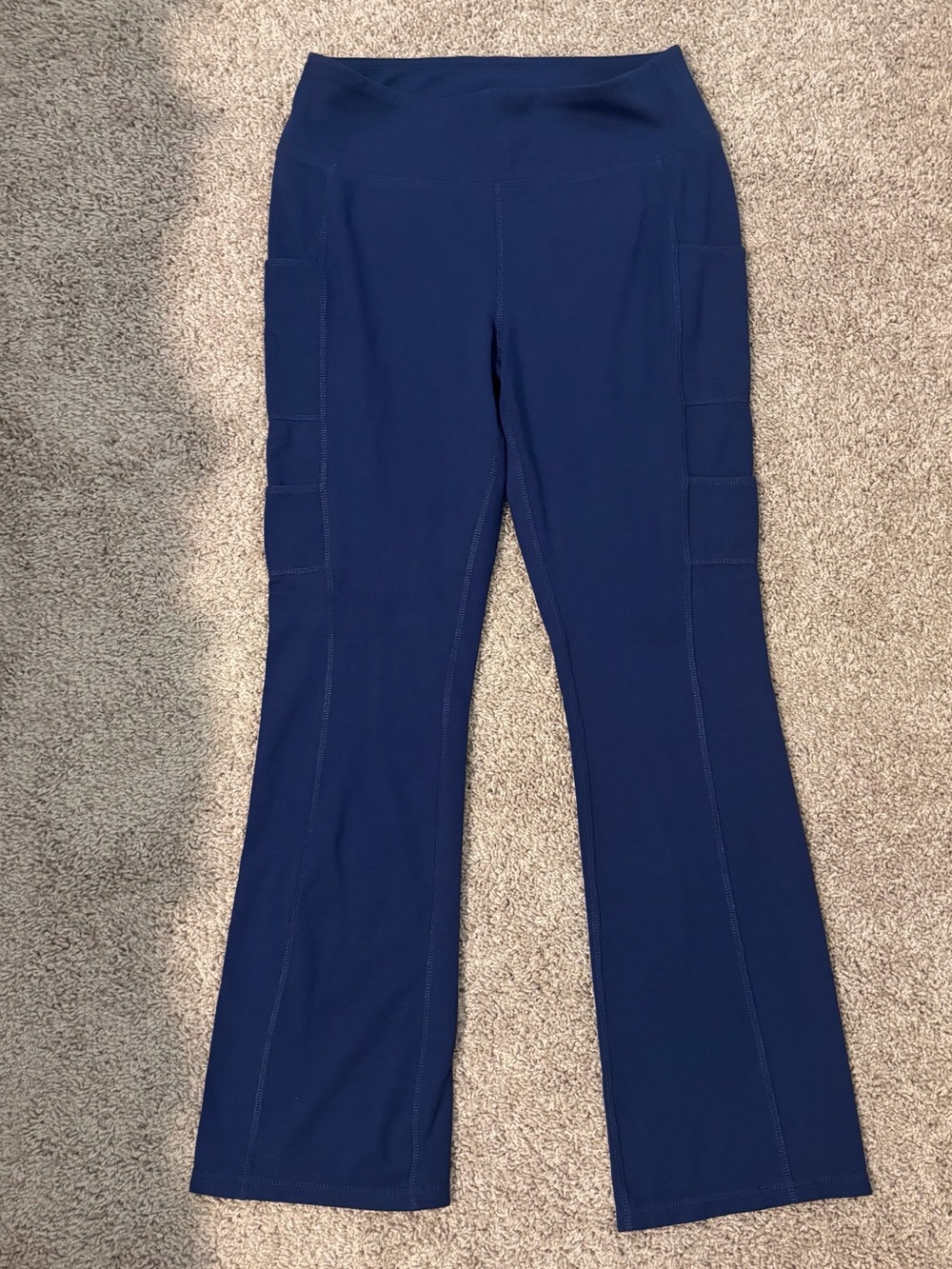 Jaanuu Navy Pull-Up Scrub Cargo Pant